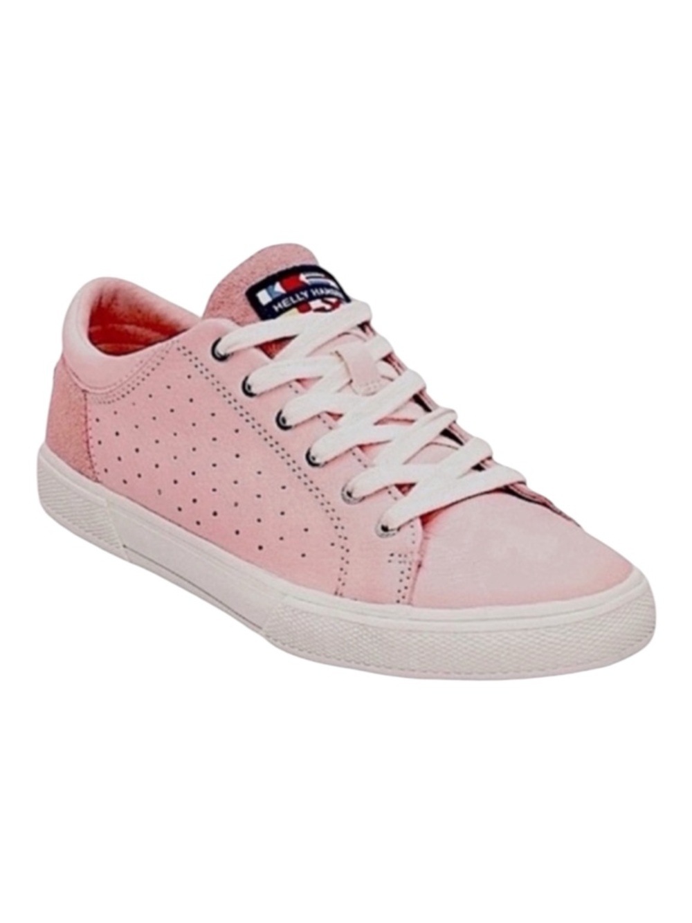 NEW Helly Hansen Leather Sneakers Pink Azalea Bridal Blush Size 6